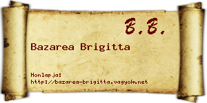 Bazarea Brigitta névjegykártya